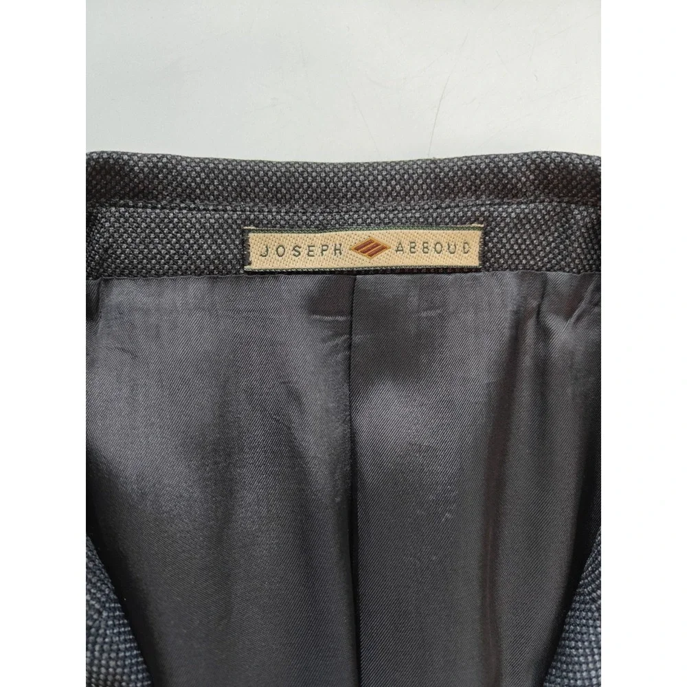 Joseph Abboud Mens Wool Sports Coat 42R Gray Made in USA 3 Button Q801